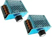 2PCS AC 0-220V 4000W SCR electronic voltage regulator governor dimmer thermostat Motor speed controller