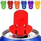 6pc Easy Can Openers Safe Pull Can Opener Easy Can Opener Pull NEW with Lid S2D4