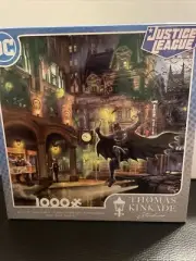 Thomas Kinkade & DC Comics - Batman Gotham City Justice League 1000 pc Puzzle