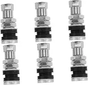TIDTALEO Leakproof Metal Valve Stems 6pcs Alloy Valve Stem Kit for Replacement Tyres