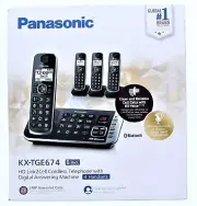 Panasonic HD Link2Cell Cordless Phone With Answering Machine (4 Handsets)