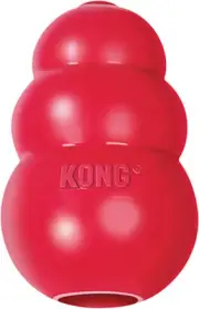 KONG Classic Stuffable Dog Toy - Fetch & Chew for Large (Pack of 1), Red