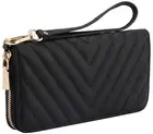Brentano Chevron Embroidered Wallet Clutch with Removable Wrist Strap