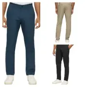 Banana Republic Men's Flat Front Pant Slim Fit Stretch Fabric Wicking Waistband