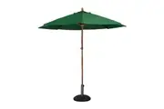 Bolero Round Outdoor Umbrella 3m Diameter Green - Outdoor Umbrellas (CB515) - CB515