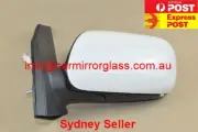 NEW DOOR MIRROR FOR TOYOTA COROLLA 08/2000-04/2004 ZZE122 (LEFT SIDE, WHITE ) (for: Toyota)