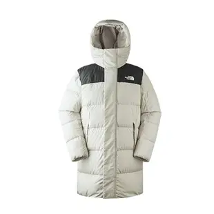 【The North Face 男 600FP 長版防風防潑羽絨外套《淺灰》】7W7K/登山/保暖外套/防潑水