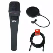 Heil Sound PR35 Handheld Dynamic Cardioid Microphone + Filter + 20' XLR Cable