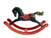 Wooden Rocking toy Horse hand-painted