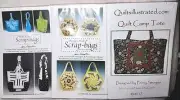 Scrap Bags Jamie Kalvestran 2 & Quit Camp Tote Sewing Pattern Penny Sturges 1