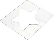 COOPHYA Star Quilting Template Durable Sew Template for Patchwork Quilting Easy to Use Star Pattern Design for Quilting Handwork and Machine Embroidery Projects