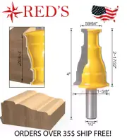 REDS Y80815-8 - 2-1/4" WIDE Door and Window Trim Router Bit 1/2" Shank