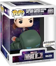 Funko PoP! What If…? - Captain Carter and The Hydra Stomper Year of The Shield Vinyl Figure, 10 cm Height