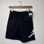 NIKE Air Jordan Jumpman Youth Shorts 85B483-023 Black White Boys Size Large