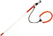 Fiberglass Tickle Stick W/Clip & Lanyard for Snorkeling and Scuba Diving