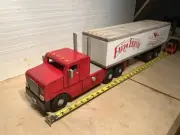 Wooden Toy Truck Handcrafted and Open & Closed Trailer. by Mike Stewart