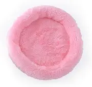 zolyet Soft Plush Round Pet Bed Pet Nest Cat Bed Hamster Bed Soft House for Hamster Hedgehog Rabbit Cats Small Dogs Pink 1