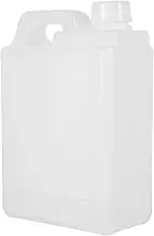 JUMPLAWN Reusable Flat Bottle Versatile Liquid Container for Chemicals Oils Adhesives Samples Wide Mouth for Easy Dispensing Storage for Various