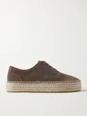 [JW Anderson] JW Anderson - Suede Espadrille Platform Sneakers - Brown - IT39 IT 39 Brown