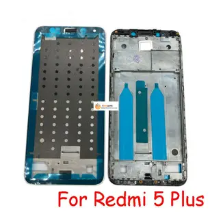 XIAOMI 適用於小米 Redmi 5 Plus 前框後蓋電池門外殼擋板的 Gy 中框