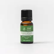 Zea Essentials Black Spruce 100% Pure Essential Oil 10 ml – Refreshing Aromatherapy Oil for Relaxation & Respiratory Health – Antiseptic, Expectorant & Calming for Cold Relief & Emotional Balance