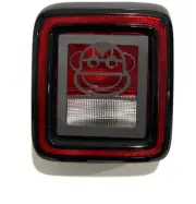 Monkey Face in 3D Blk for Jeep Wrangler JK/JKU/JL Rear Tail Light cover - Cute