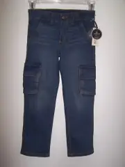 NWT - Buffalo David Bitton Slim Fit Parker Stretch Cargo Jeans - Boy's Size 6
