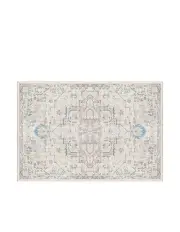 [Marlow] Floor Area Rug Large Carpet Short Pile Modern Mat 80X120cm in Multi