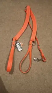 Beta Biothane Countoured Breastplate. Orange. Horse size. Brand new.