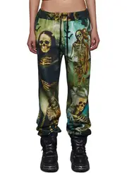 [Trickz N' Treatz] Cursed Image Jogger Sweatpants