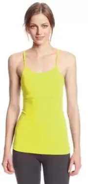 NWT Beyond Yoga Multicross Cami Sports Bra Tank Top Yellow XXS
