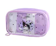 Cute Flat Pouch Zipper Pen Case Accessories Cosmetics Multi Case Bag