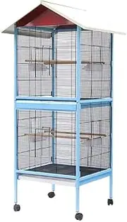 Birdcage Parrot Cage Large Luxury Wrought Iron Breeding Bird Cage Can Be Tiered for Breeding Birds, Parakeets, Canaries Parrot Bird Cage