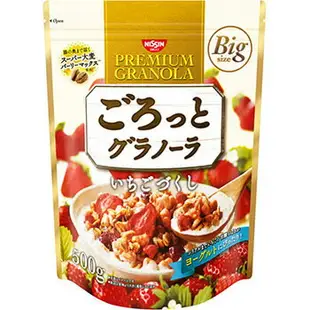 日清NISSIN 水果穀麥片 大包裝 家庭號(500g-草莓) [大買家]