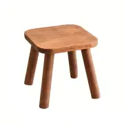 NNETM 1pc Wood Shoe Stool - Walnut