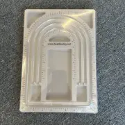 NEW Bead Buddy Design To Go Junior Bead Board Clear Snug Fit Cover Compact NIP
