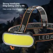 LED Headlight Type-C Rechargeable Headlight Torch Work Light Bar Head Band Lamp