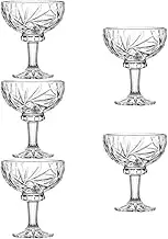 Cabilock Pcs Dessert Serving Cup Glass Dessert Bowl Ice Cream Bowls for Snacks Milk Fruits
