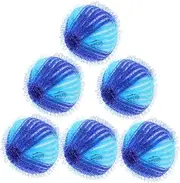 HOMSFOU Pet Hair Remover Balls 6 Pack Washing Machine Lint Traps Laundry Cleaning Balls Washable Pet Hair Remover for Cats and Dogs Long-Lasting Use