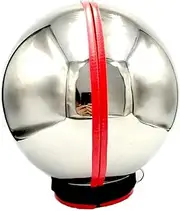 Full Cover Head Hood Stainless Steel Round Ball Collar Lockable Bondage Collar Role Play BDSM Restraints SM Erotic Sex Toys for Men and Women