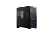 Cooler Master Elite 502 Micro-ATX ARGB Fan Tempered Glass Case - Black (Without Power Supply) [E302-KGNN-SAZ]