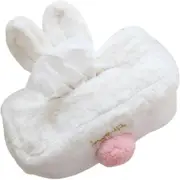 (26*10cm)square Tissue Box Car Tissue Holder Car Tissue Box Tissue Box Toilet Paper Tissue Box Cover Paper Holder-white