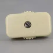 IVORY IN LINE LAMP SWITCH FOR SPT-2 LAMP CORDS NEW SW423G