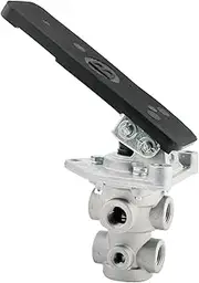 E-3 Single Circuit Foot Brake Control Valve with Treadle Assembly, Automotive Replacement Parts, Compatible With 277863, 034038, KN22100 Bendix Haldex, Trucks & Trailers