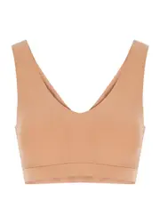 Chantelle Soft Stretch Walnut Padded Soft-cup bra - Light Brown - M/L M/L