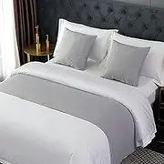 Modern Bed Runner Decoration Matching Cushion Set No Fading Bed Scarves Bed Scarf Bedroom Hotel Home Bedspread Bedding Towel,A-50 * 180CM