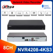 Dahua NVR4208-4KS3 8CH 4K AI H.265+ NVR NO-PoE Video Recorder Face Recognition