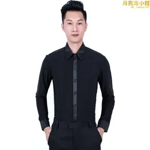 男拉丁舞衣練習舞廣場舞國標舞摩登舞社交舞衣舞蹈服練功服跳舞服