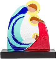 NOVICA Handmade Life and Love Art Glass Nativity Sculpture