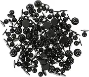 COOPHYA 100pcs Textured Buttons for Coats Practical Sewing Buttons Chef Suit Handmade Wind Coat Clothes